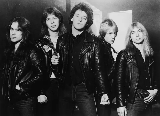 Paul Di'Anno, Iron Maiden's First Lead Singer, Dies At 66 1 Paul Di'Anno Iron Maiden (middle) bandmates, from left, Steve Harris, Clive Burr, Adrian Smith and Dave Murray in 1981. (Image Credit: Robert Ellis/Hulton Archive/Getty Images)