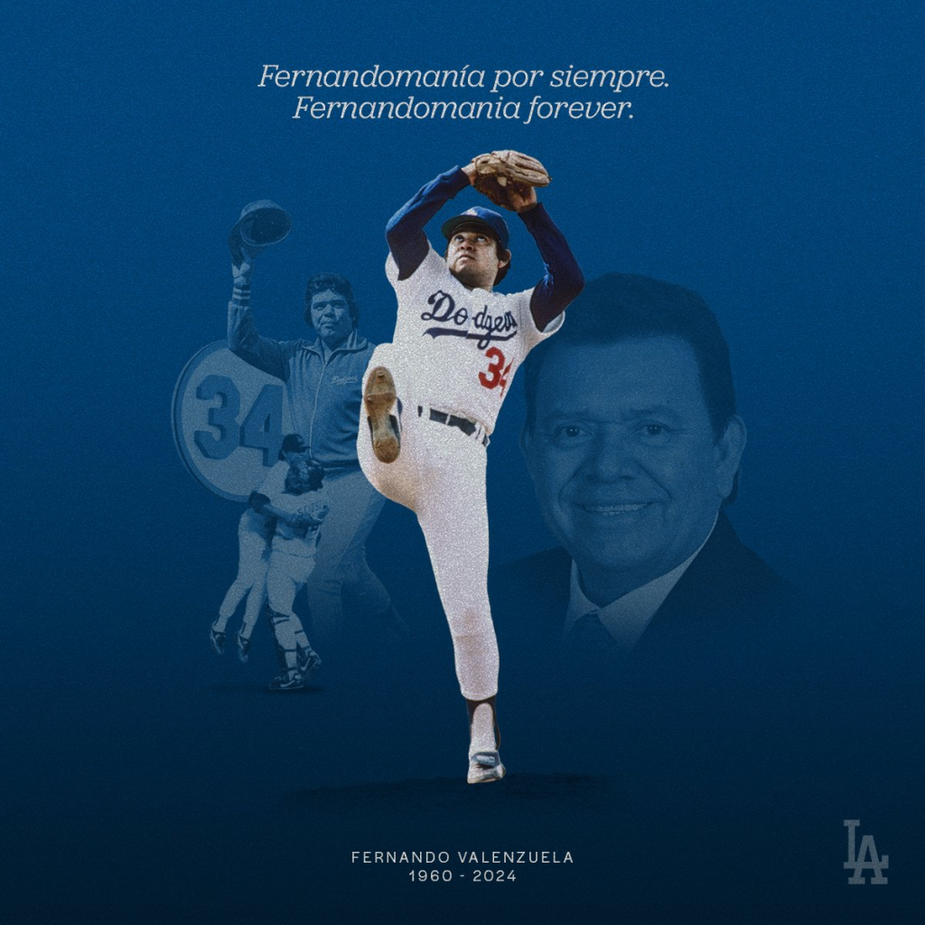 Legendary Dodgers Fernando Valenzuela Dies At 63 1 Fernando Valenzuela death was confirmed by the Los Angeles Dodgers. (Image Credit: Los Angeles Dodgers)