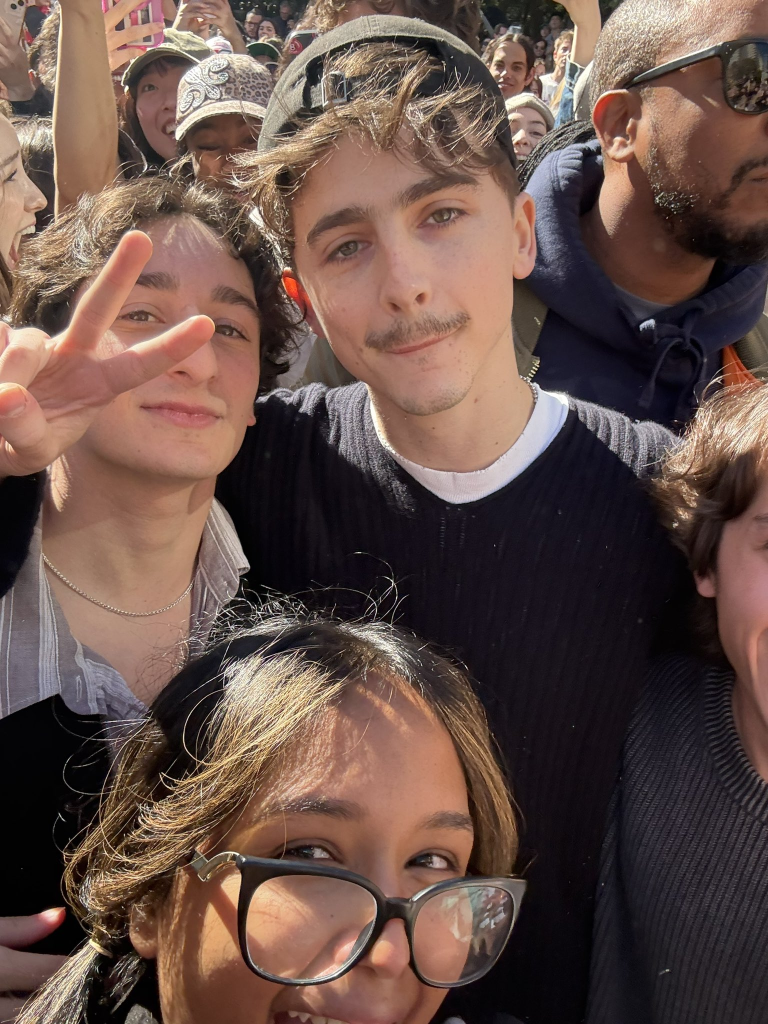 Timothée Chalamet Crashes Look-Alike Contest in New York City 2 The Dune star at the Timothée Chalamet lookalike contest with his fans. (Image Credit: Twitter / X @@fizzysodatoes)