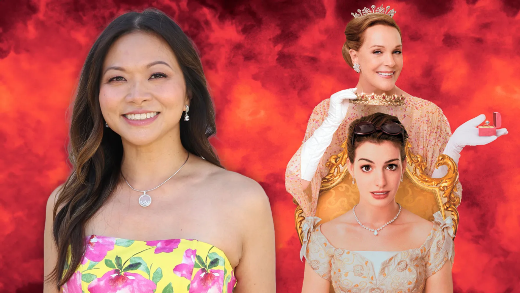 Anne Hathaway Confirms Return For ‘The Princess Diaries 3' 1 Adele Lim with Julie Andrews and Anne Hathaway in The Princess Diaries.