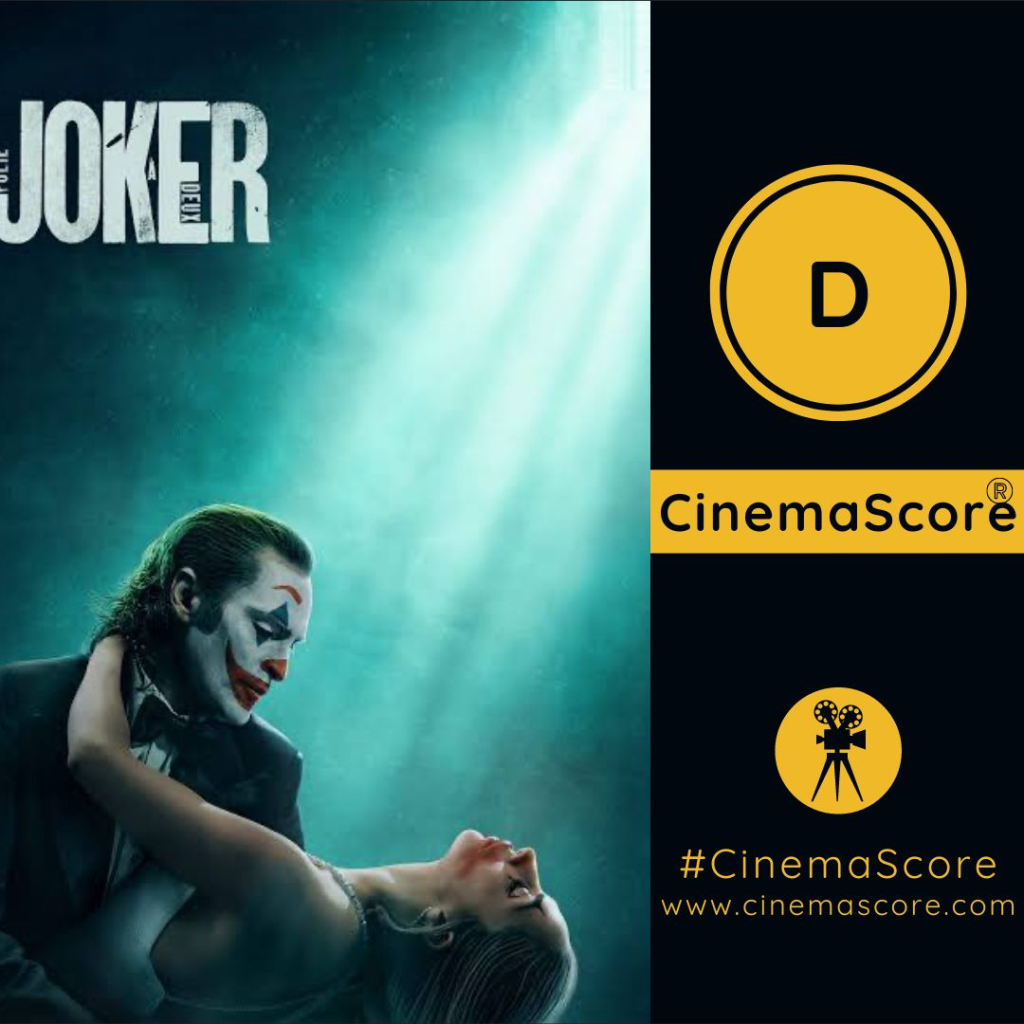 Joker 2: Folie à Deux – A Disappointing Sequel to the 2019 Phenomenon 3 Joker 2 Review has not been well received by both critics and viewers, as the opening numbers suggested. (Source: CinemaScore)
