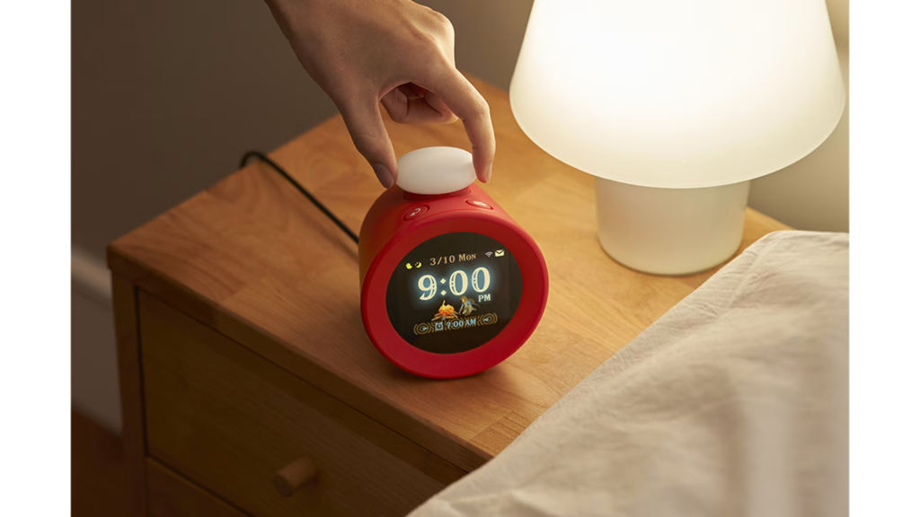 Nintendo Alarmo: The New Interactive Alarm Clock for Gamers 1 The Nintendo Alarmo is a Nintendo alarm clock that combine the nostalgic sound effects of your favorite childhood Nintendo games with the latest technology. (Image Source: Nintendo)