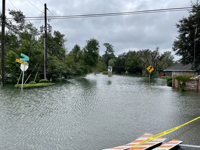 Hurricane Milton Damage: Death Toll Rises and FEMA Aid on the Horizon 4 Flooding in the Glen Eagle subdivision in DeLand on Thursday, Oct. 10, 2024.