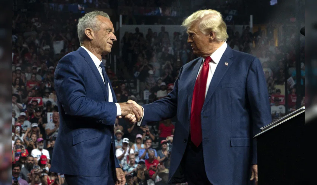 RFK Jr. and Donald Trump questions the safety of fluoride in drinking water. (Image Credit: AFP)