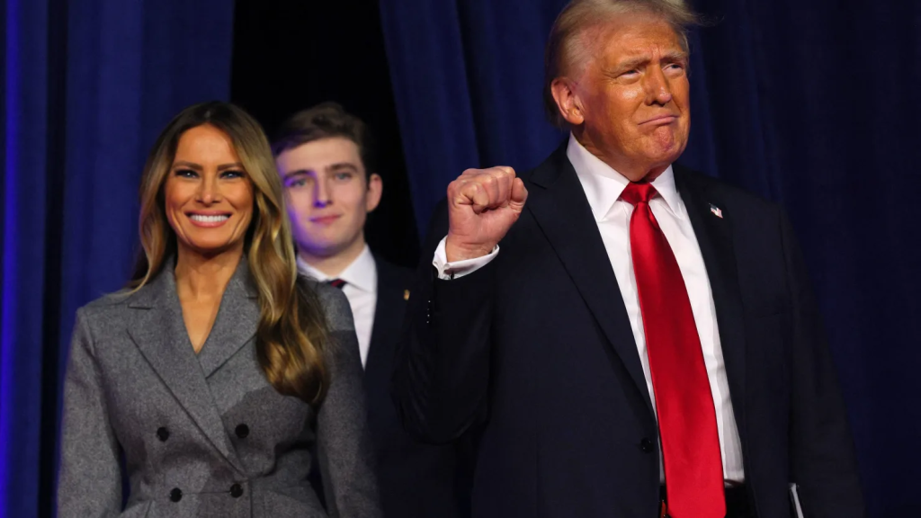2024 U.S. Election Results Update: Donald Trump Re-elected! 1 Did Donald Trump Win the 2024 Election? Yes, Donald Trump is now the 47th President of The United States takes the stage with his wife Melania to address supporters at his rally, at the Palm Beach County Convention Center in West Palm Beach, Florida, U.S., November 6, 2024. (Image Credit: Brian Snyder | Reuters)