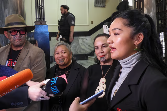 New Zealand's youngest MP Hana-Rawhiti Maipi-Clarke representing the Māori tribes, who also performed the Haka in New Zealand parliament. (Image Credit: AP)