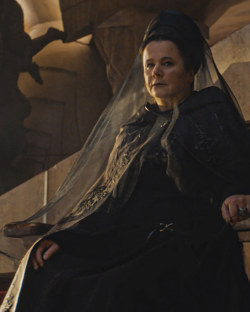 Emily Watson as Mother Superior Valya Harkonnen in Dune: Prophecy. (Image Credit: HBO)