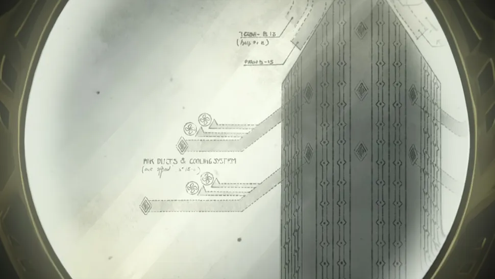 Arcane Season 2 Act 3 Explained: Will There Be A Season 3? 2 Blueprints of the Hexgate at the end of Arcane Season 2 Act 3 suggest that Jinx could have survived ? (Image Credit: Netflix)