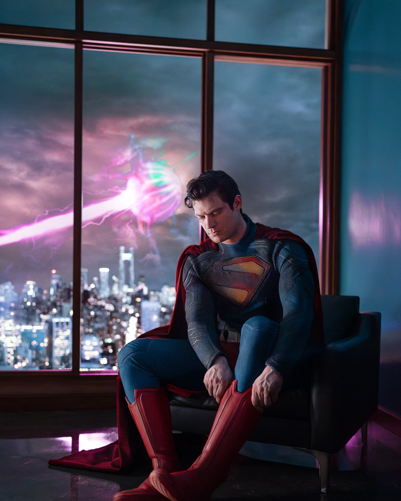 First look at David Corenswet as the Man of Steel in the Superman teaser trailer that was released a few months ago. (Image Credit: DC)