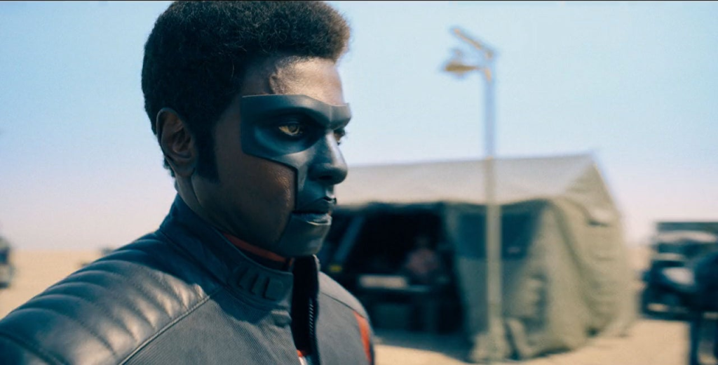 Mister Terrific in Superman trailer teaser. (Image Credit: DC)
