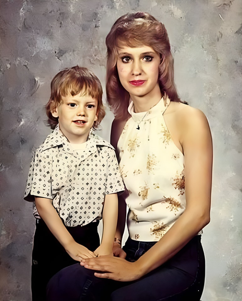 Young Eminem (Marshall Mathers III) and Debbie Nelson (Deborah Mathers). (Image Credit: Intagram @modernnotoriety)