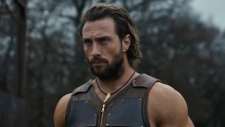 Aaron Taylor-Johnson as Sergei Kravinoff/Kraven The Hunter had fans excited, but that was not enough at the box office. (Image Credit: Sony)