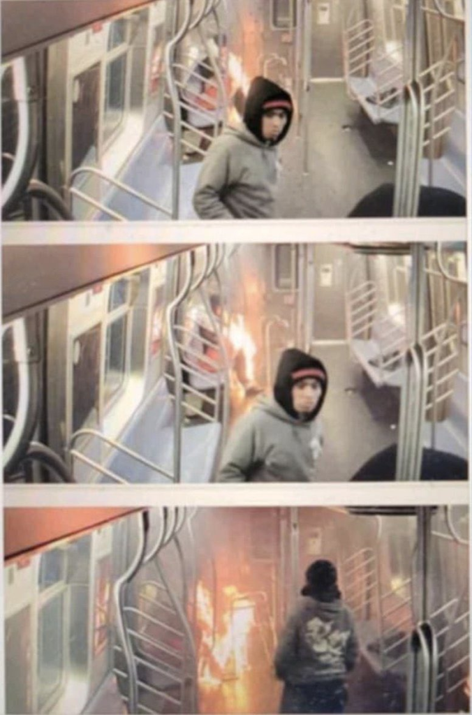 Guatemalan Migrant Arrested in New York Subway Fire Murder 1 The sleeping woman was set on fire in a New York Subway car. (Image Credit: X / Twitter)