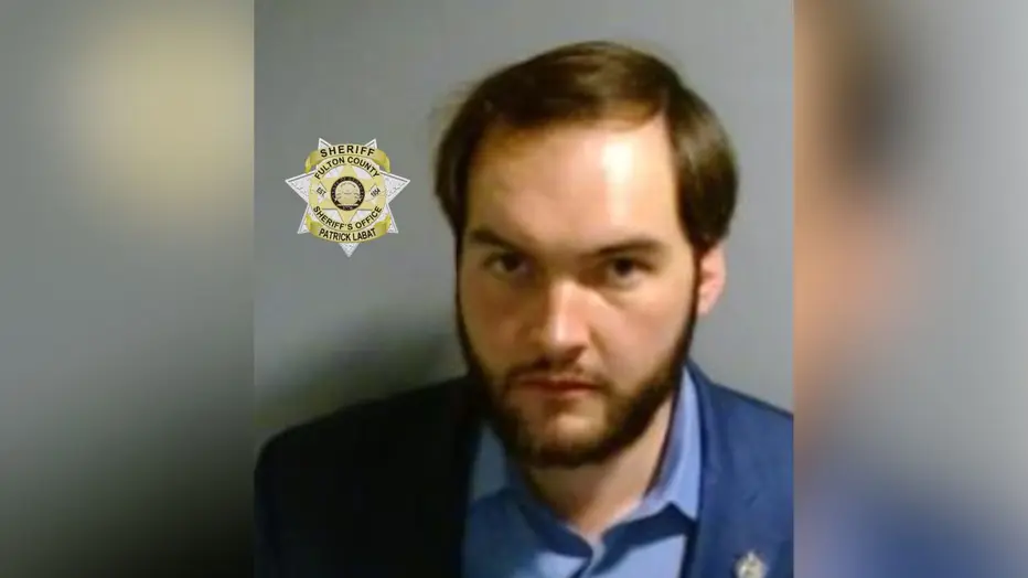 Senator Colton Moore Arrested Trying to Enter House Chamber 2 Senator Colton Moore at Fulton County Jail. (Image Source: Fulton County Police Department)