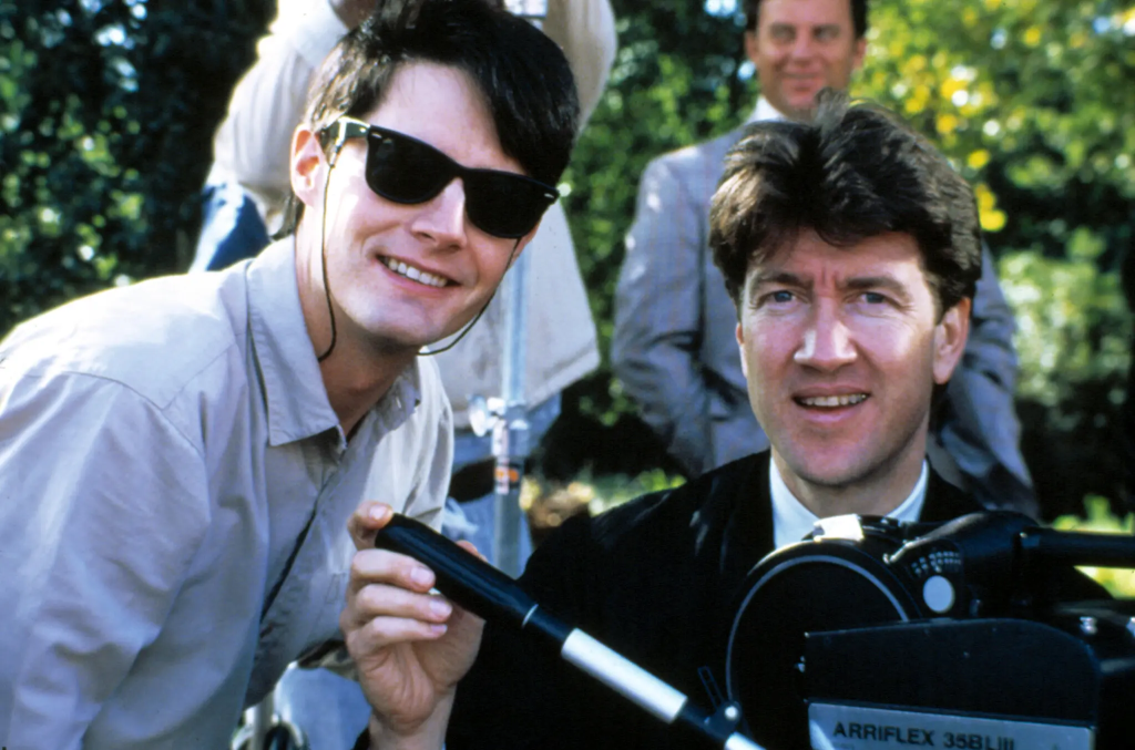 David Lynch (right) with Kyle MacLachlan (left) the star of “Dune” and television series “Twin Peaks.” (Image Credit: De Laurentis Group / Everett Collection)