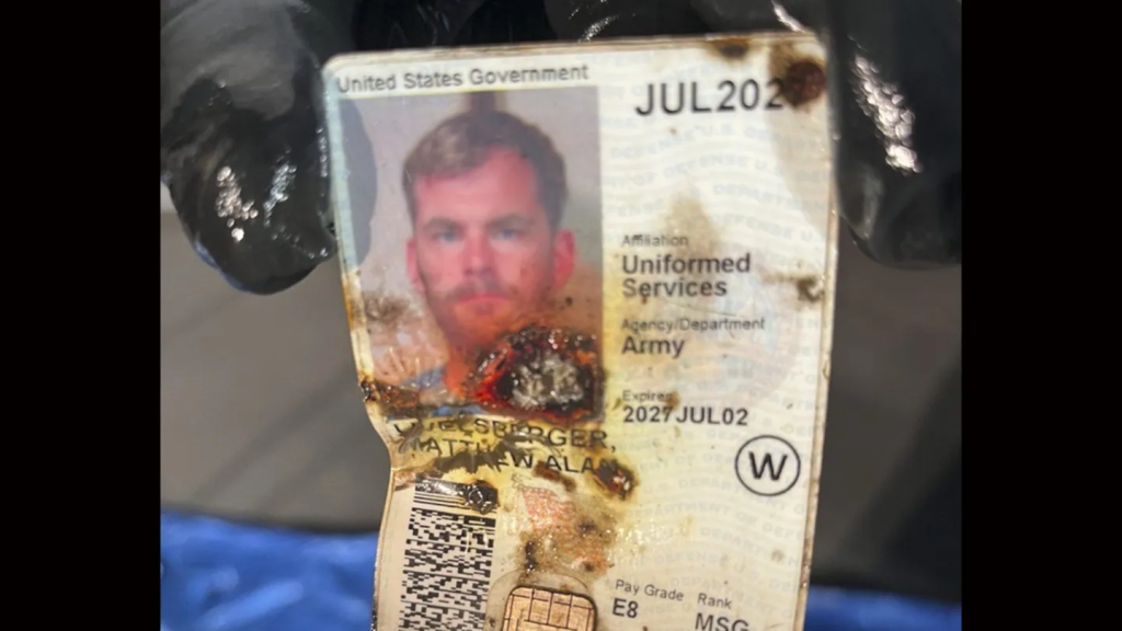 What We Know About Matthew Alan Livelsberger, Cybertruck Explosion Suspect 2 ID belonging to Matthew Livelsberger, found inside a Tesla Cybertruck involved in an explosion outside the Trump Hotel in Las Vegas. (Image Source: LVMPD)