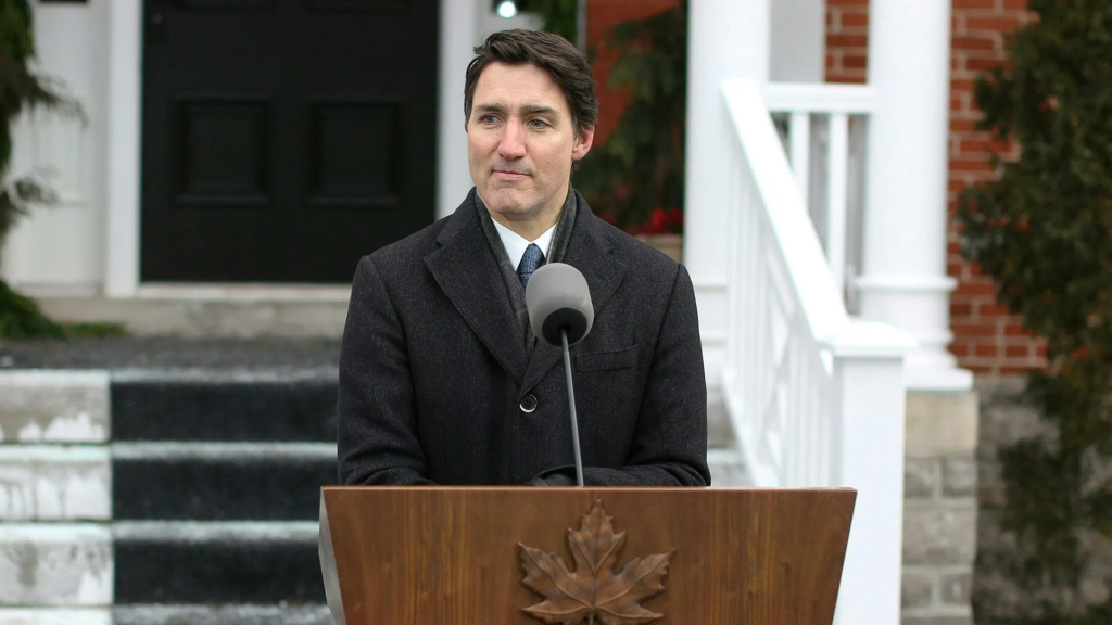 Trudeau Resigns His Position As Canada’s Prime Minister 1 Justin Trudeau resignation speech at Rideau Cottage in Ottawa, Canada on Jan. 6. (Image Credit: Dave Chan / AFP via Getty Images)