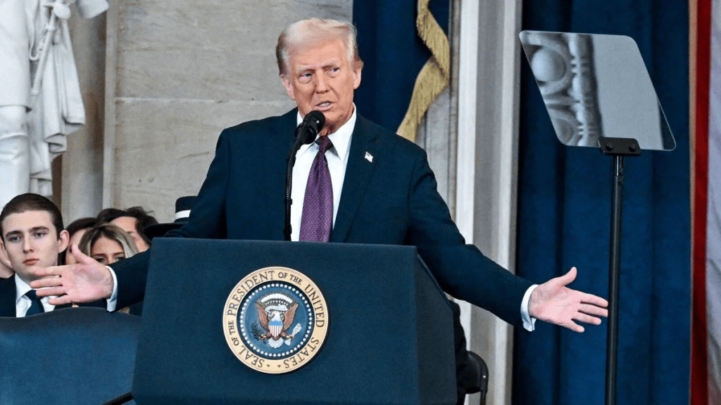 Highlights from Donald Trump’s Second Inauguration: A Bold Vision for America’s Future. (Image Credit: Kenny HOLSTON / POOL / AFP)
