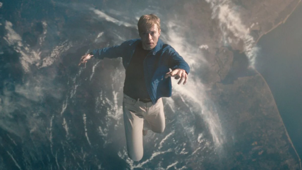Joseph Quinn as Johnny Storm in The Fantastic Four: First Steps trailer. (Image Credit: Marvel)