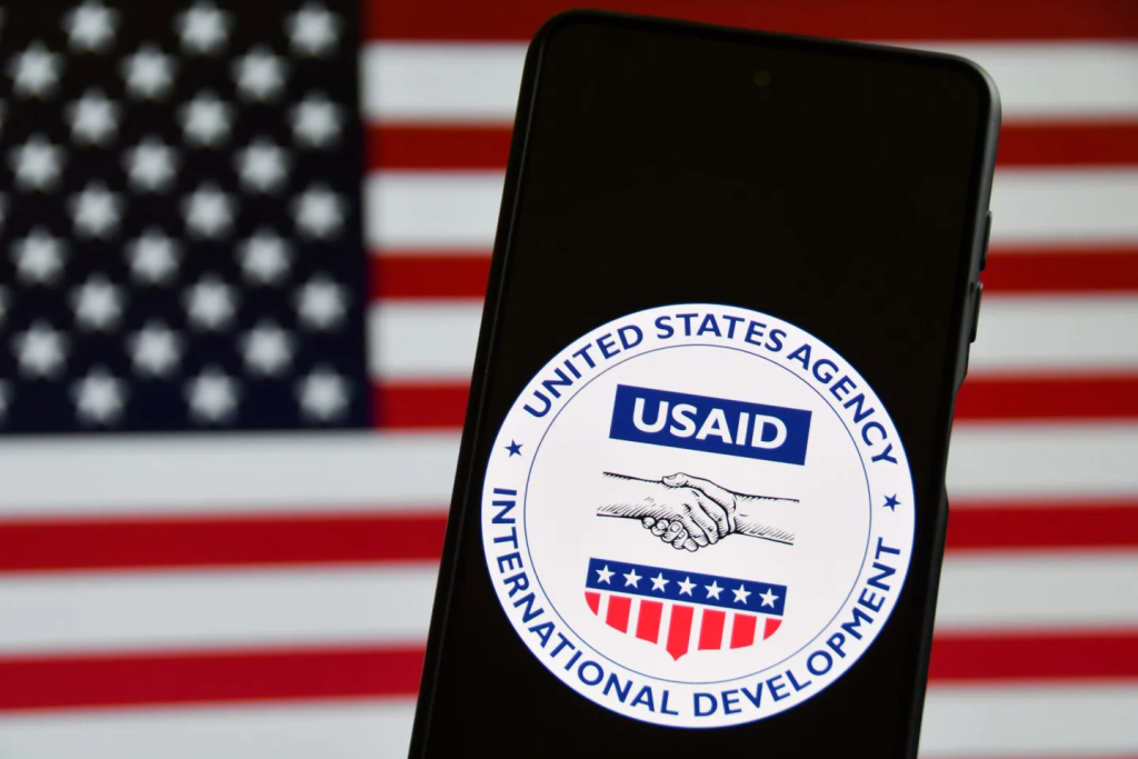 White House Confirm DOGE Cut $8M Politico Government Funding 1 USAID staff have told of the chaos engulfing the agency in the wake of President Donald Trump's orders. (Credit: Getty Images)