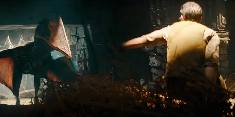 Jurassic World Rebirth Trailer: New Era, Cast, and Dinosaurs 5 The Quetzalcoatlus in "Jurassic World Rebirth" trailer. (Image Credit: Universal Pictures)