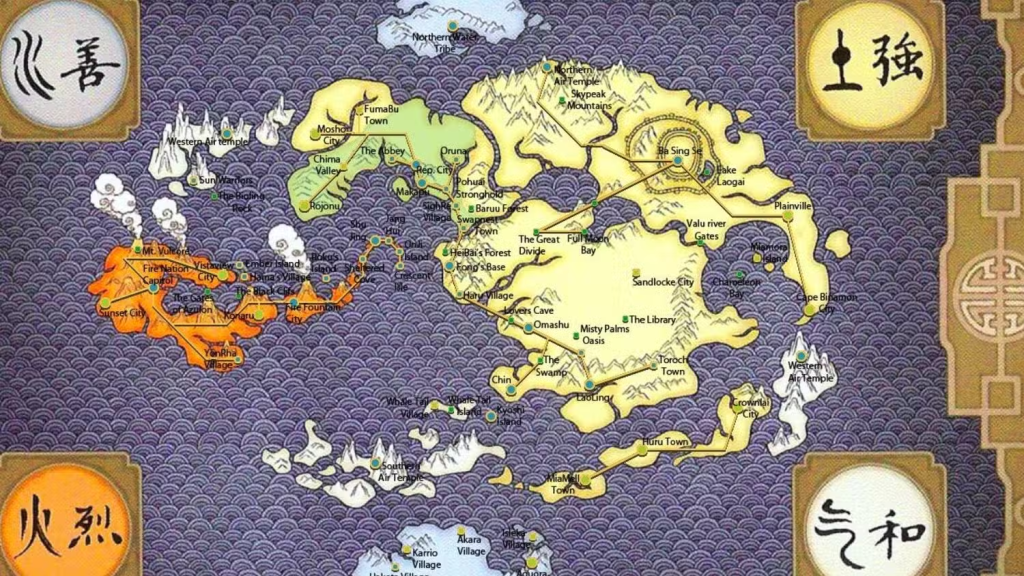Avatar: Seven Havens – New Avatar Sequel After Legend of Korra 1 The Four Nations in the original Avatar: The Last Airbender will be no more. (Image Credit: Nickelodeon)