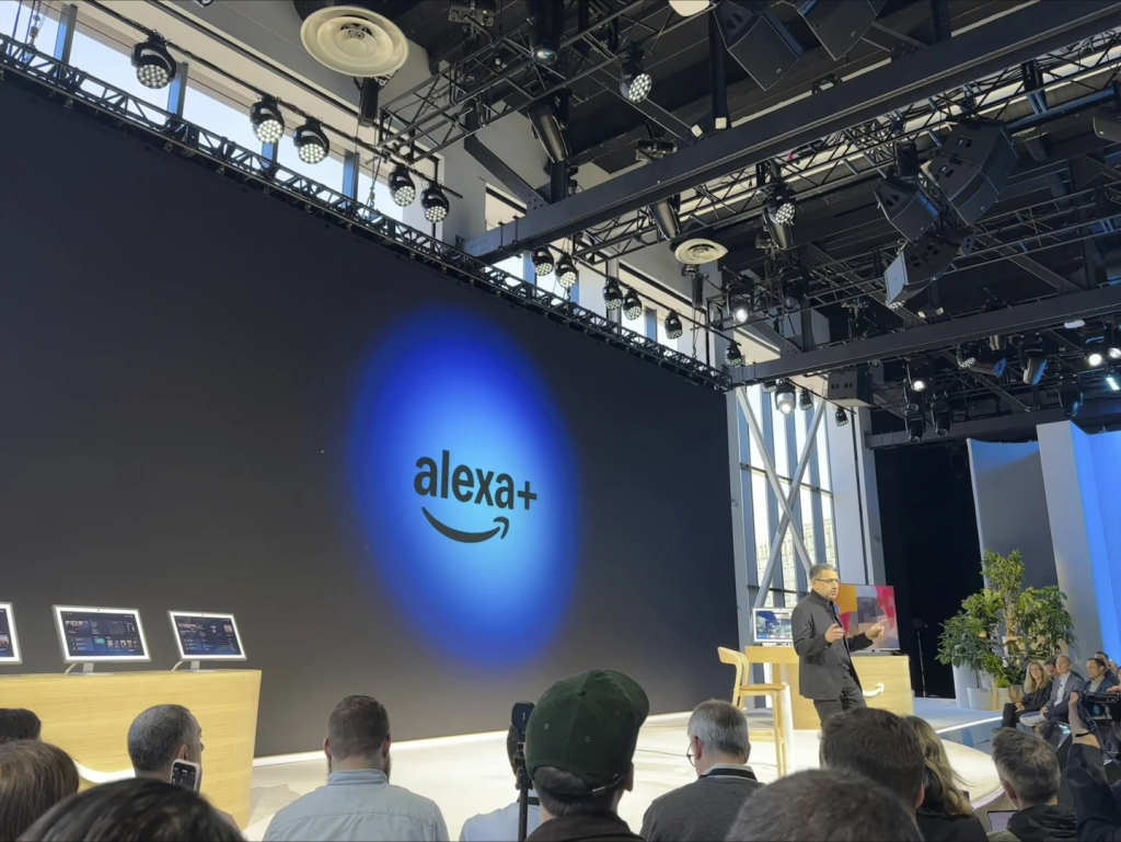 Amazon Alexa AI Gets a Major Upgrade with Alexa+ 1 Amazon event in New York City on Wednesday, Feb. 26, 2025 unveiled a generative-Al infused Alexa that it says will allow the popular voice assistant to have more personality, check a user's tone and even plan romantic dates. (Image Credit: Wyatte Grantham-Philips / AP)