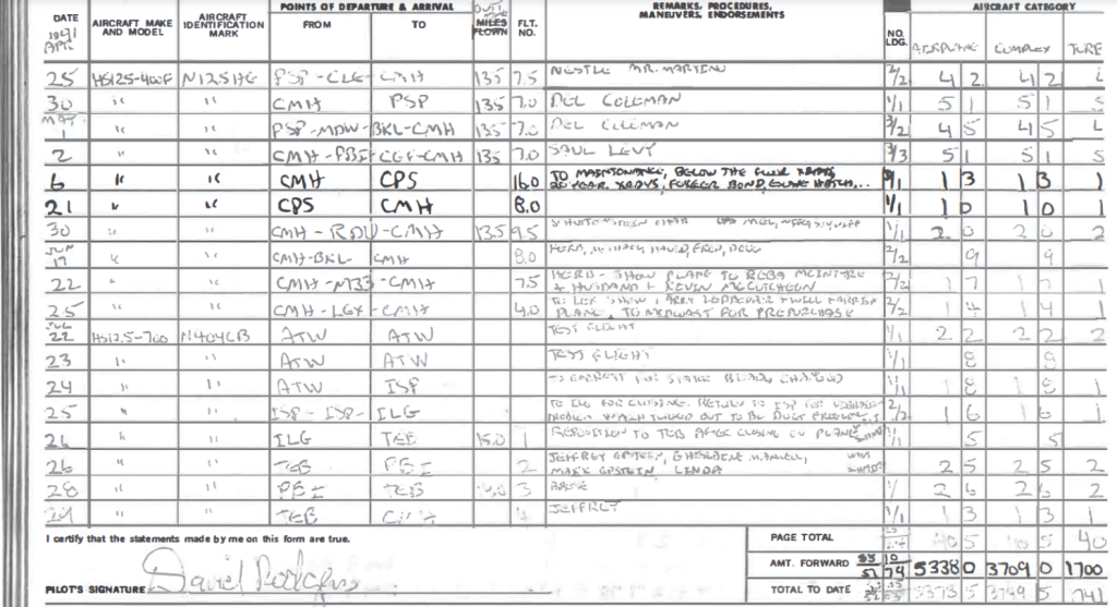 Epstein List Phase 1: Full Flight Logs, Client List Released 1 The released Epstein files contains Epstein's flight logs with some names have been decoded, while others remained redacted. (Image Credit: Department of Justice)