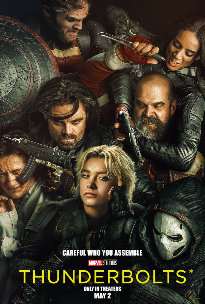 Thunderbolts Bring Marvel's Antihero Team To The Super Bowl 1 Thunderbolts official poster. (Image Source: Marvel / Disney)