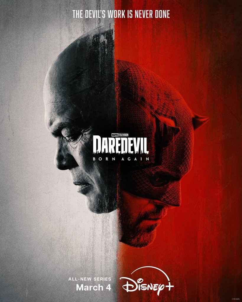 The first two episodes of "Daredevil: Born Again" premieres Tuesday, March 4, at 7 p.m. PT / 9 p.m. ET. (Image Credit: Marvel)