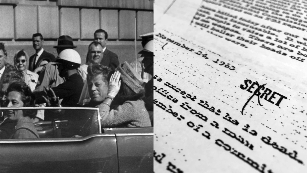 What did the JFK files revealed before President John F. Kennedy was assassinated in Dallas, Texas on Nov. 22, 1963. (Image Credit: Jim Altgens/Associated Press)