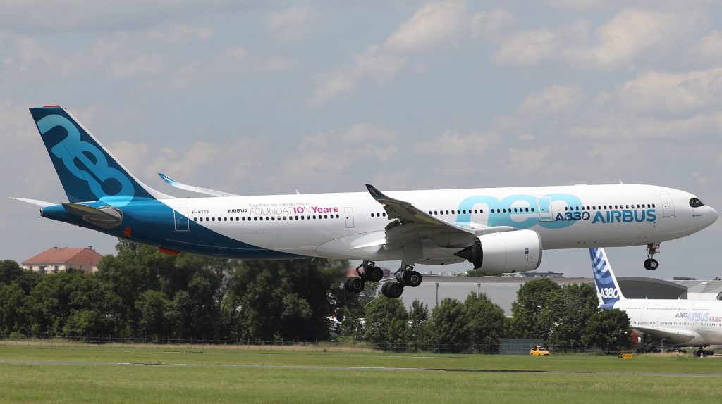 Airbus A330neo Inspections Expand to 139 In-Service Jets Airbus A330neo aircraft tail structure during maintenance
