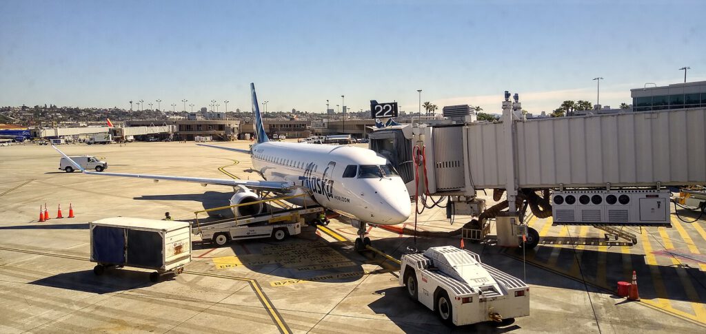 Alaska Airlines Cuts 200 Jobs as 2026 Loss Widens Alaska Airlines aircraft on tarmac