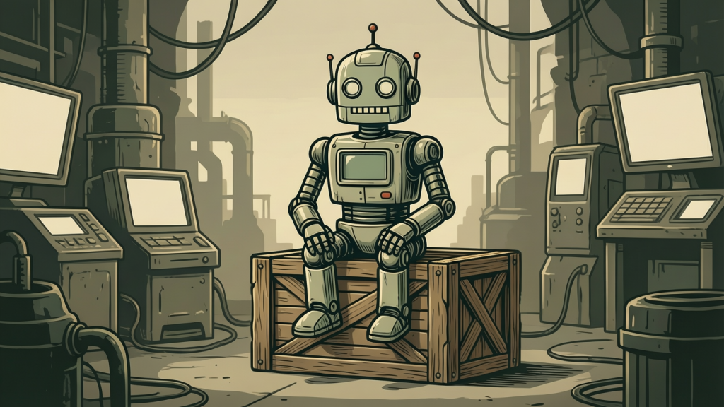 Amanita Design logo and Machinarium game art