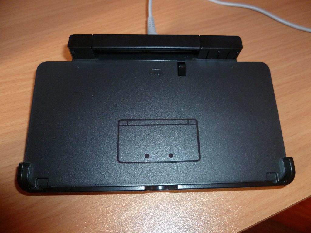 Anbernic RG DDS dual screen handheld gaming device in black