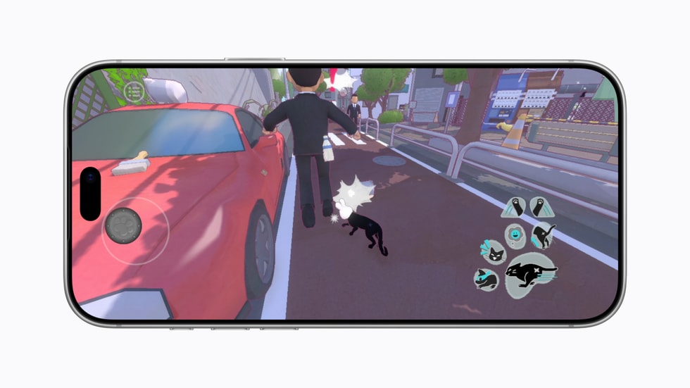 Apple App Store Indie Games Week Launches Seven New Titles 2 A screen on iPhone 18 Pro Max shows gameplay of Little Kitty, Big City.
