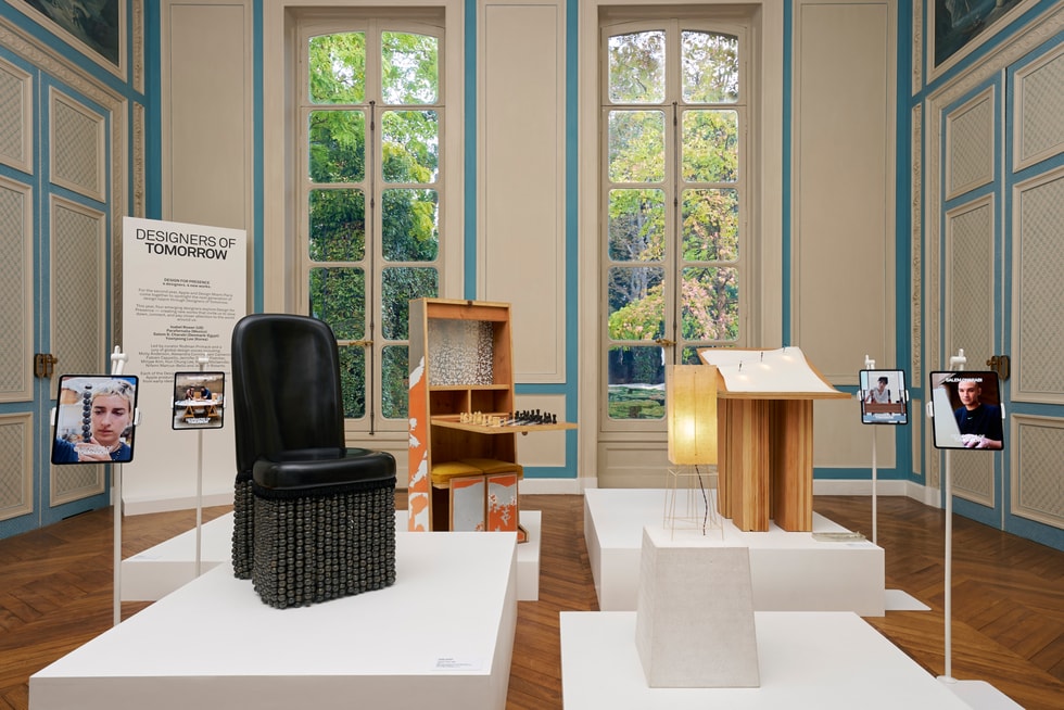 Apple Designers of Tomorrow 2026 Exhibition Opens in Paris 1 The 2026 Designers of Tomorrow exhibit at Hôtel de Maisons in Paris.