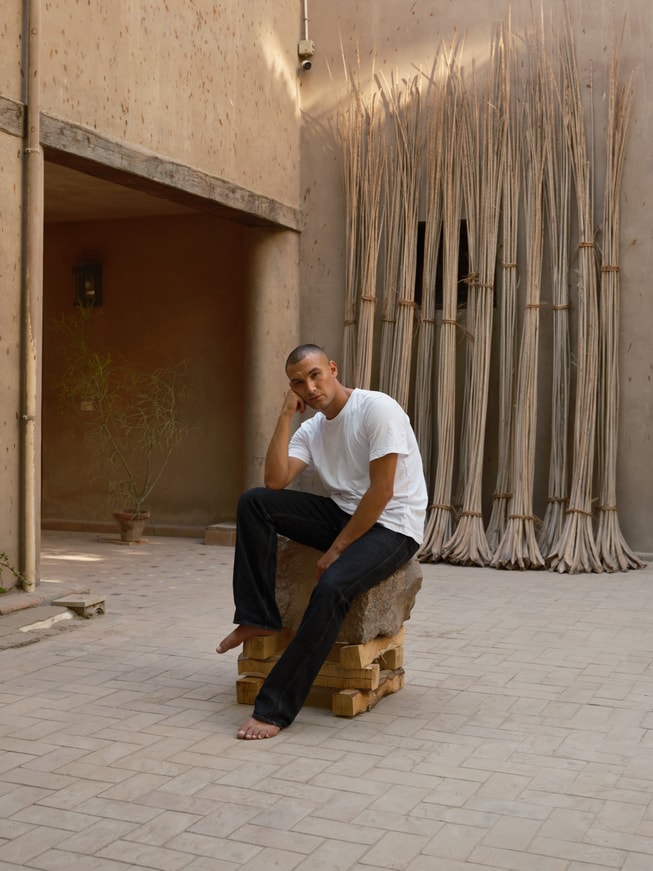 Apple Designers of Tomorrow 2026 Exhibition Opens in Paris 2 A portrait of Salem S. Charabi, part of Apple’s 2026 Designers of Tomorrow showcase.