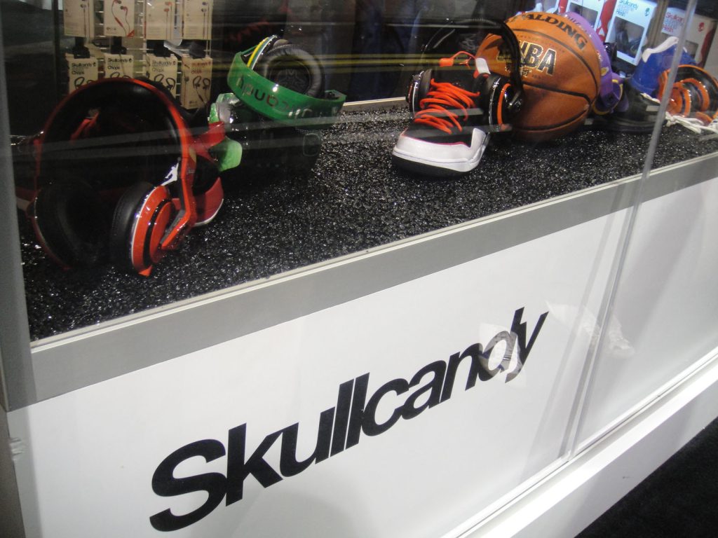 CES 2012   Skullcandy headphones
