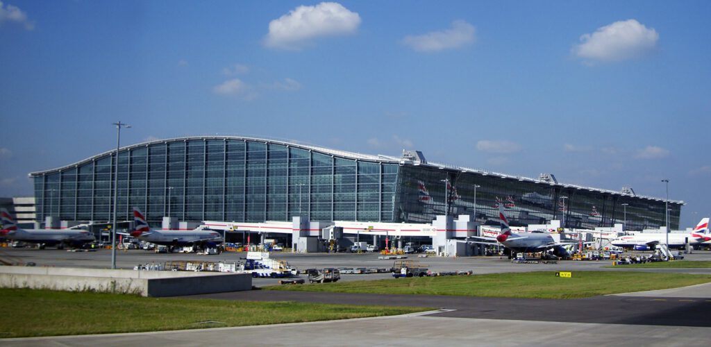 Terminal 5 at London Heathrow Airport,