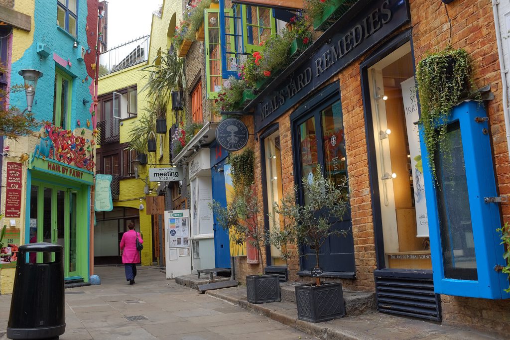 Buvette London Review: French Brasserie Opens in Neal’s Yard Exterior of Buvette London brasserie in Neal's Yard with red frontage