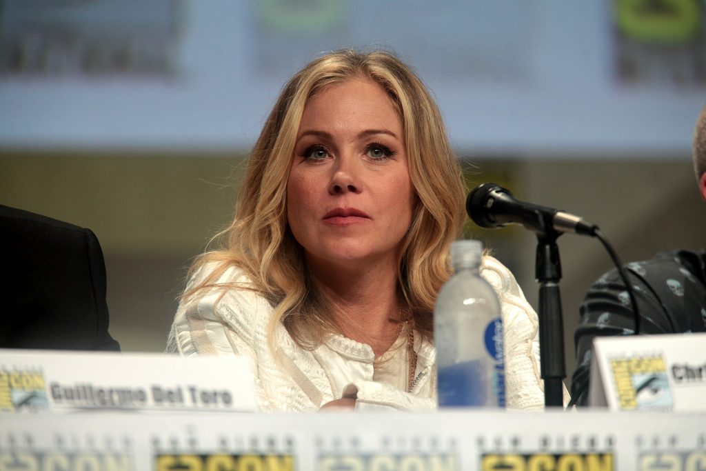 Christina Applegate discussing health and multiple sclerosis diagnosis