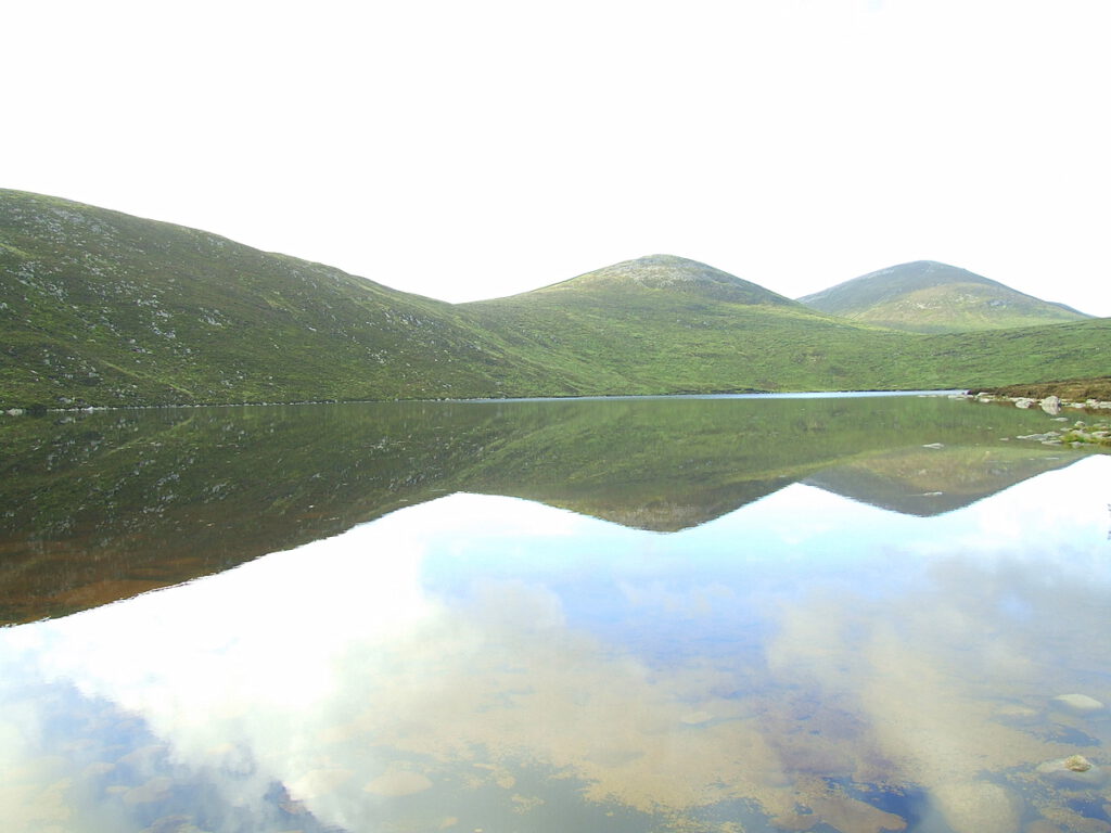 View of the Mourne Mountains from Kilbroney forest park, the landscape CS Lewis called Narnia inspiration