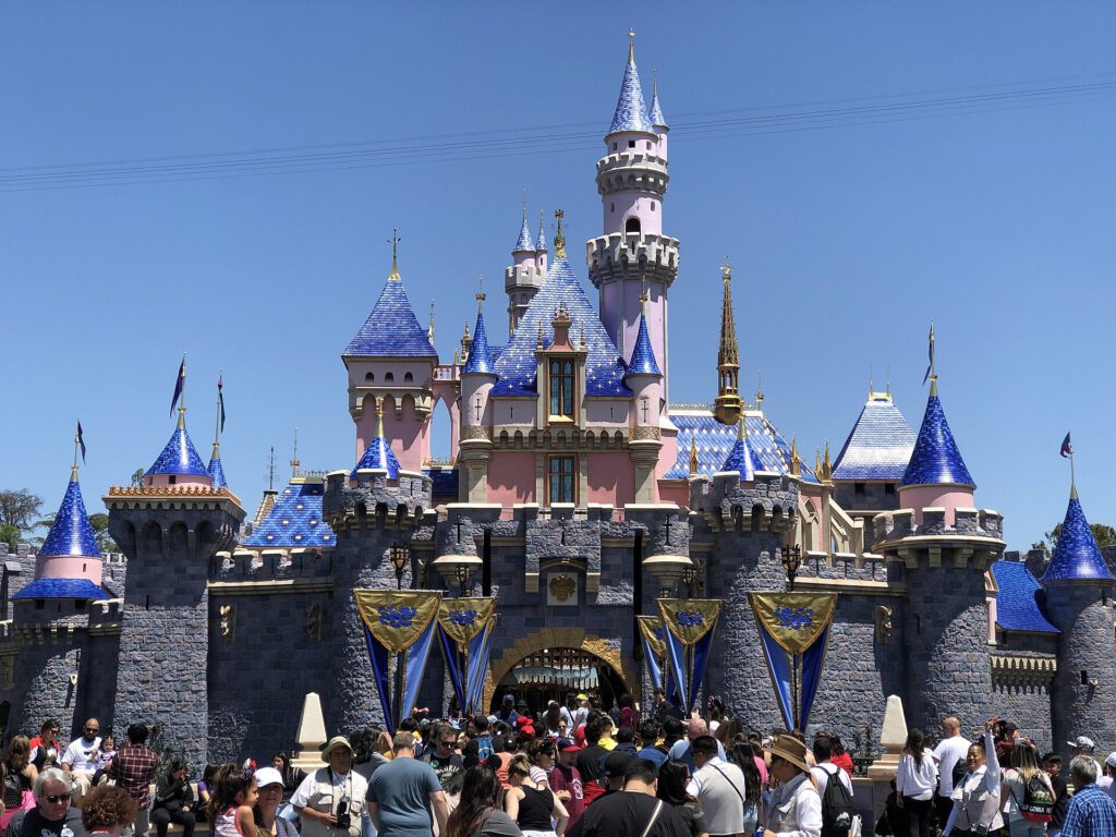 Sleeping Beauty Castle at Disneyland in Anaheim, California
