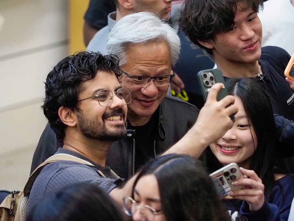 DOJ Probes Nvidia-Hugging Face Deal Over AI Competition 3 Jensen huang stanford 2026 04 30 003