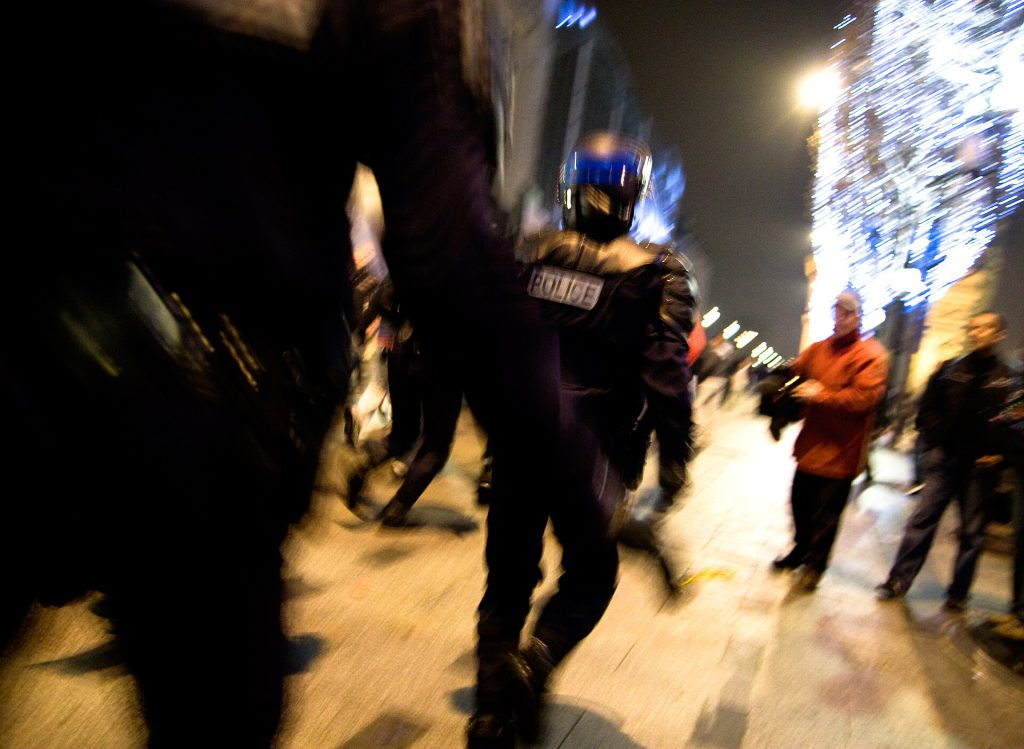 Riot Police, Paris 1 January