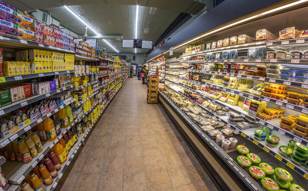 French Supermarkets Hit by Cyberattack on Refrigeration Systems 2 Aisle in L Intermarche supermarket in Quebec City