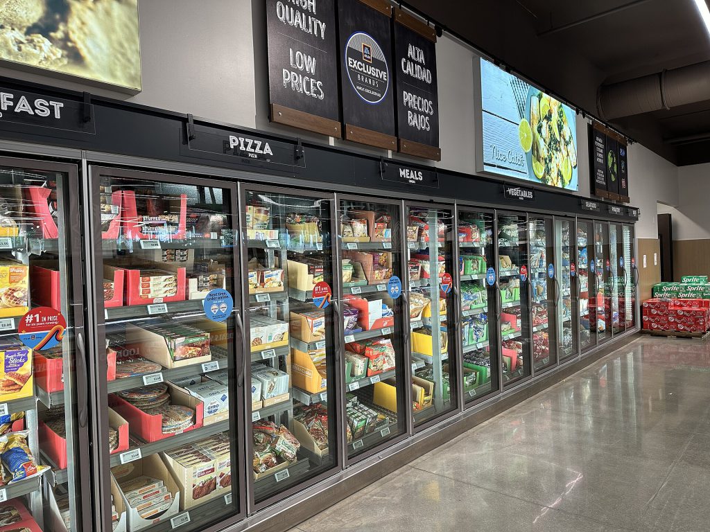 New Aldi Miami FL November 2023   Freezer Aisle