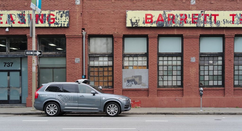 FTC Demands Data on Algorithmic Pricing from Delta, Uber and Others 2 Uber Self Driving Volvo at Otto Headquarters at 737 Harrison