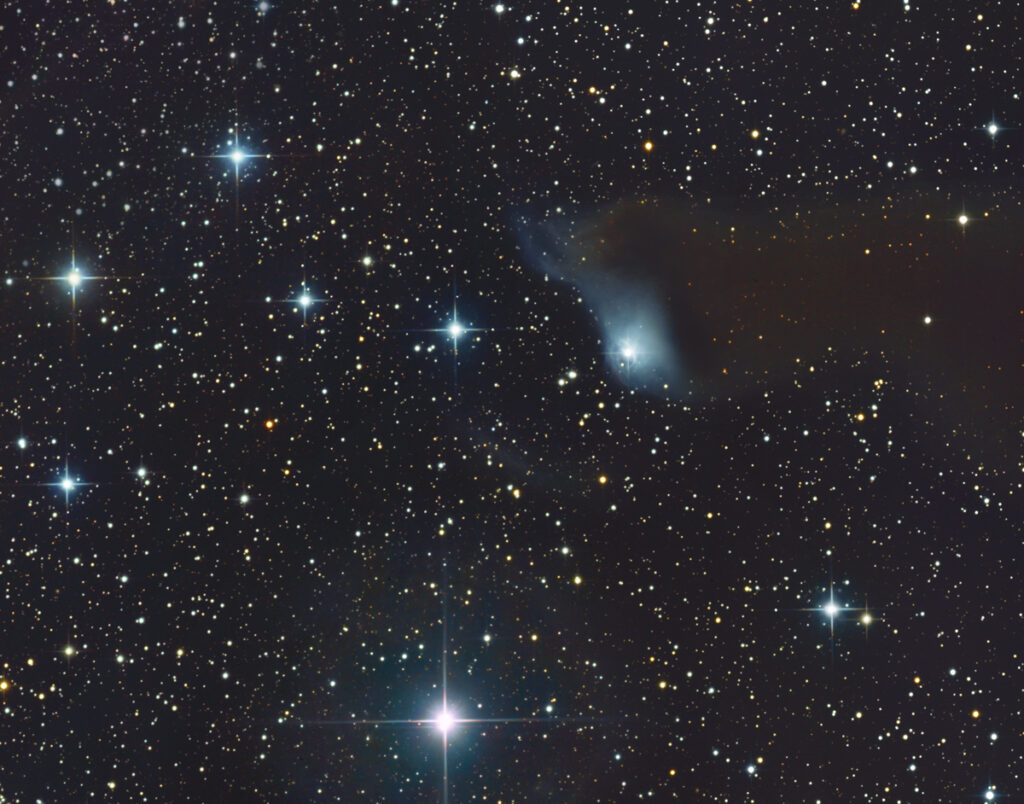 Ghost Nebula and Iris Nebula Dominate Cepheus Flare Image 2 Barnard 175
